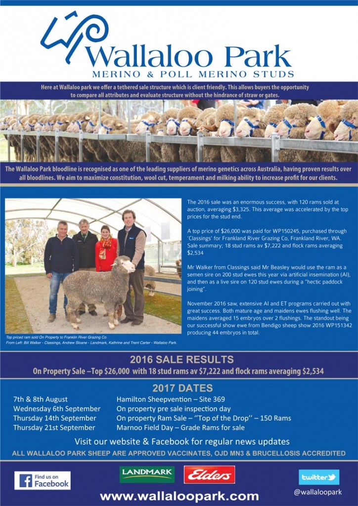 Wallaloo Park 2017 Sale Flyer-1